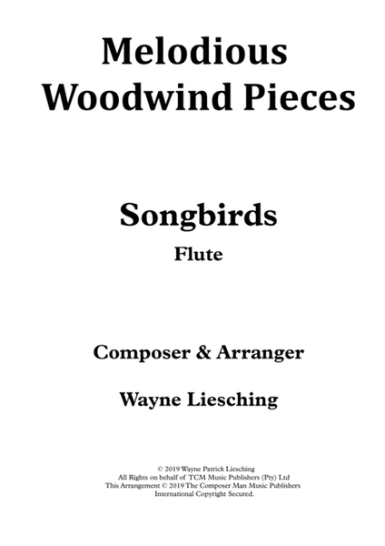 Songbirds for Flute & Piano: Flute Part image number null