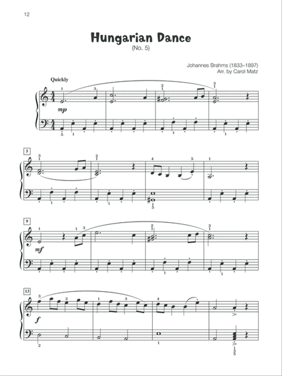 Famous & Fun Classics, Book 4 Piano Method scores gallery preview page 3