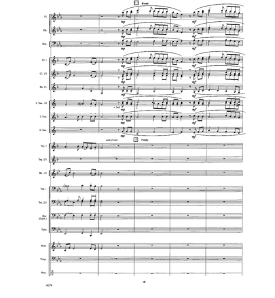 The Legend of Danny Boy Concert Band scores gallery preview page 4