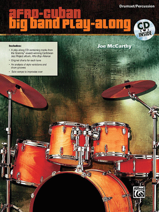 Book cover for Afro-Cuban Big Band Play-Along for Drumset/Percussion