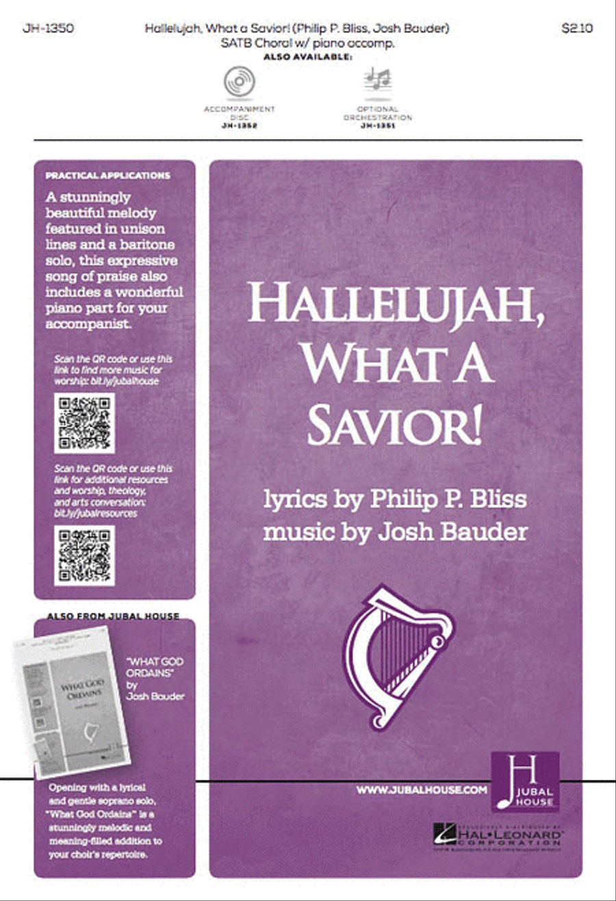 Hallelujah, What a Savior! 4-Part scores gallery preview page 1