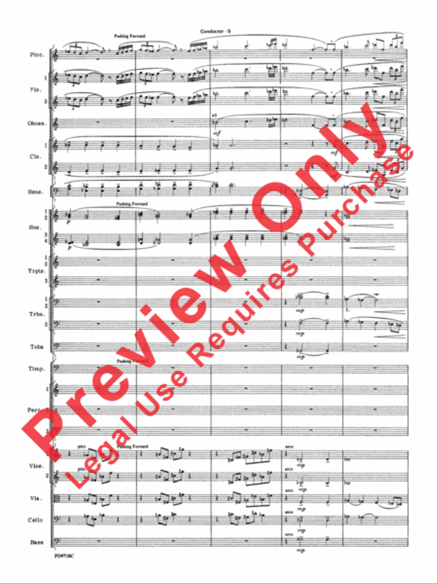 The Empire Strikes Back Medley Full Orchestra scores gallery preview page 36