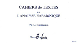 Cahiers de textes L'analyse harmonique - Volume 2