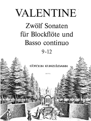 12 Sonatas for recorder and basso continuo, Volume 3