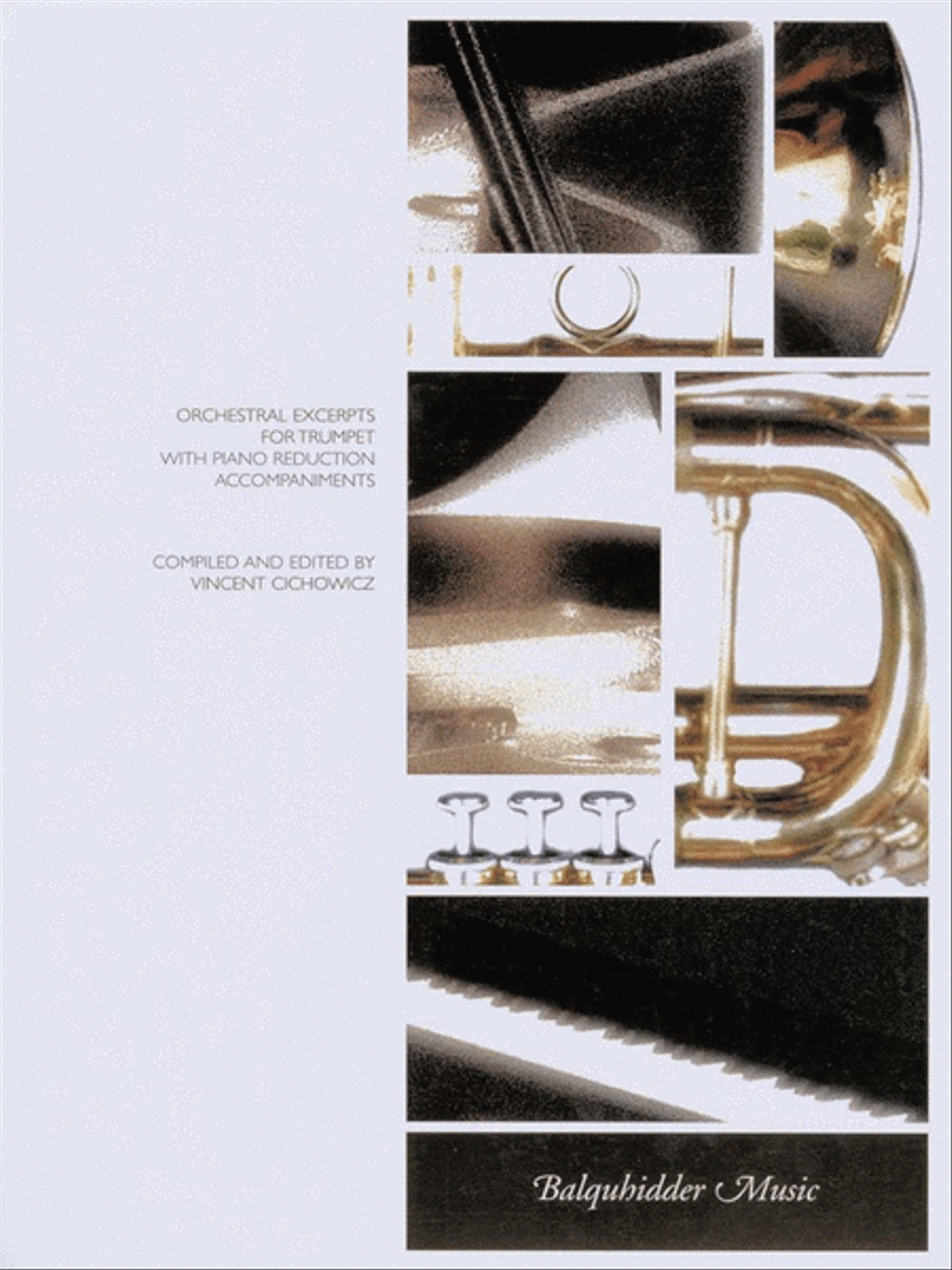 Orchestral Excerpts for Trumpet with piano reduction accompaniments Trumpet Solo scores gallery preview page 1