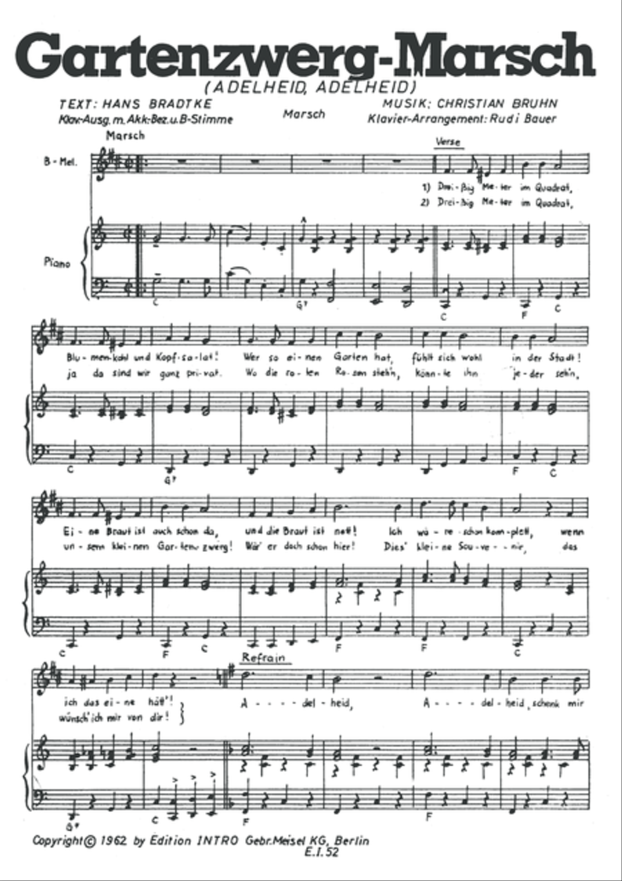 Gartenzwerg-Marsch (Adelheid, Adelheid) Voice scores gallery preview page 3