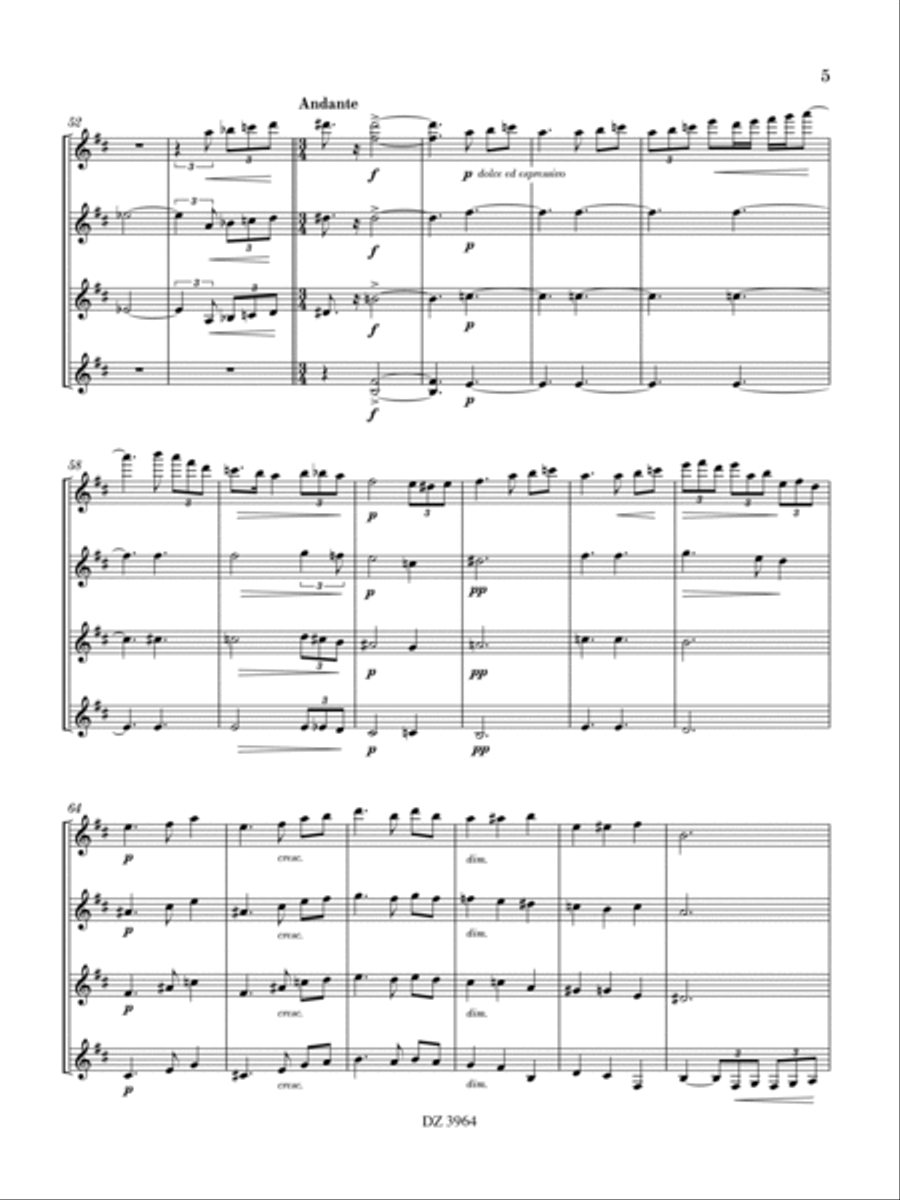 La Oración del Torero Guitar Ensemble scores gallery preview page 6