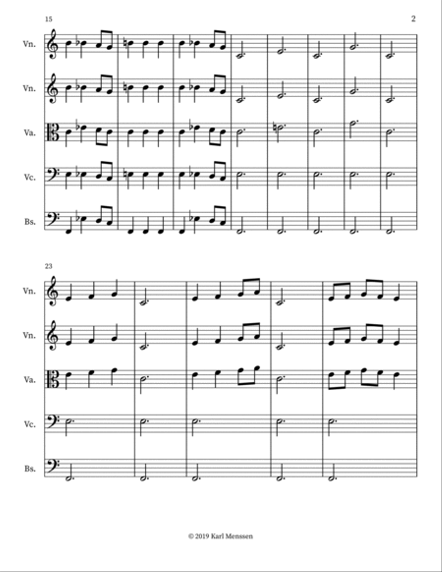 And When They Arose They Were All Dead Orchestra scores gallery preview page 2