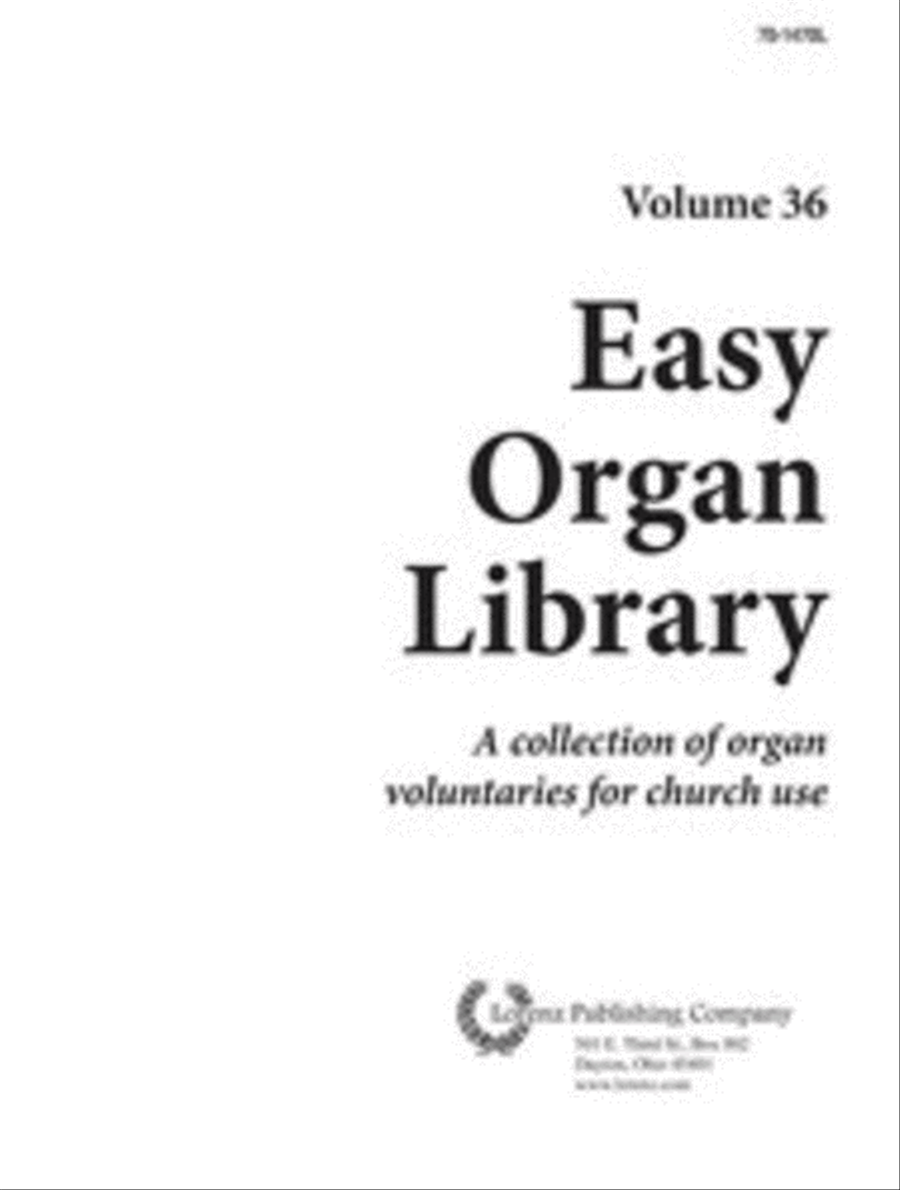Easy Organ Library, Vol. 36 Organ Solo scores gallery preview page 1