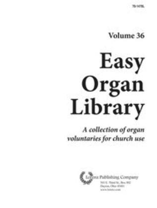 Book cover for Easy Organ Library, Vol. 36