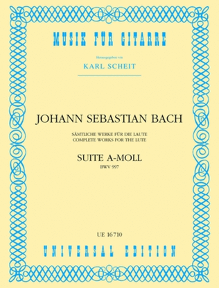Suite, BWV 997, A Minor