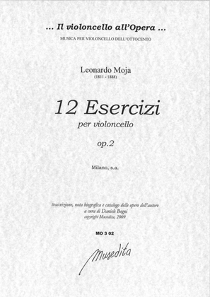 12 Esercizi op.2 (Milano, s.a.)