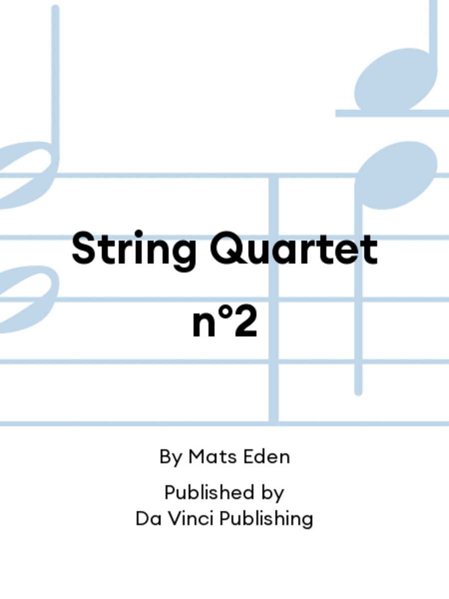 String Quartet n°2
