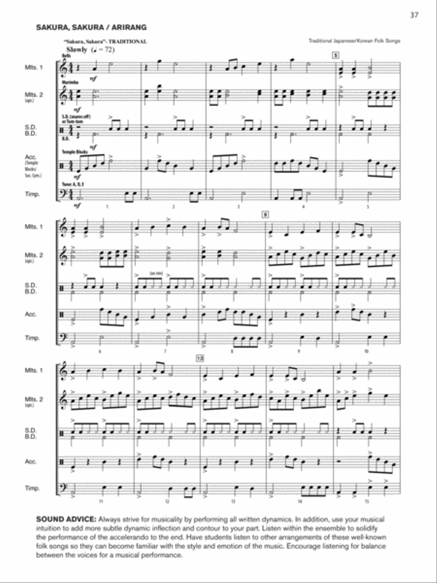 Sound Percussion Ensembles Percussion Ensemble scores gallery preview page 3