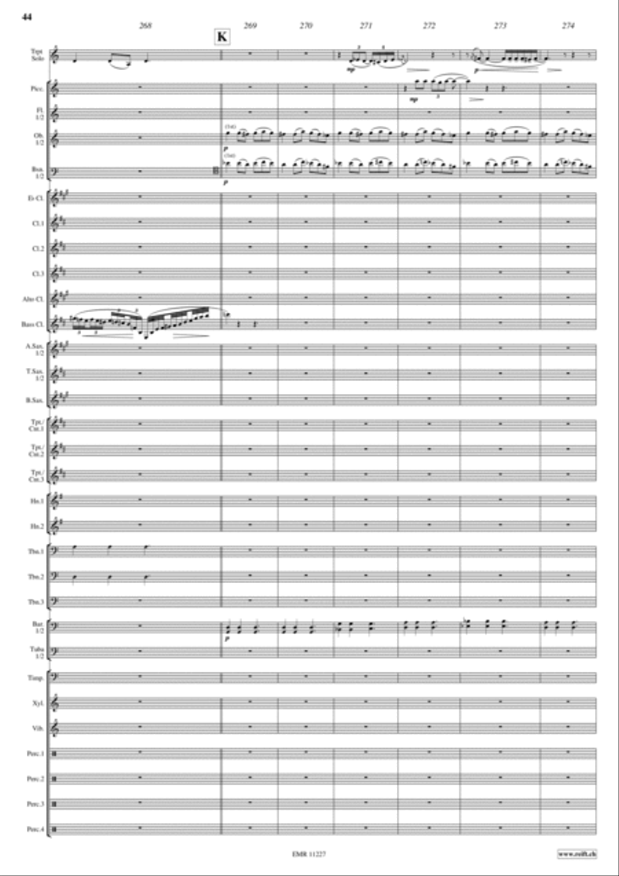 Voyages Concert Band scores gallery preview page 44