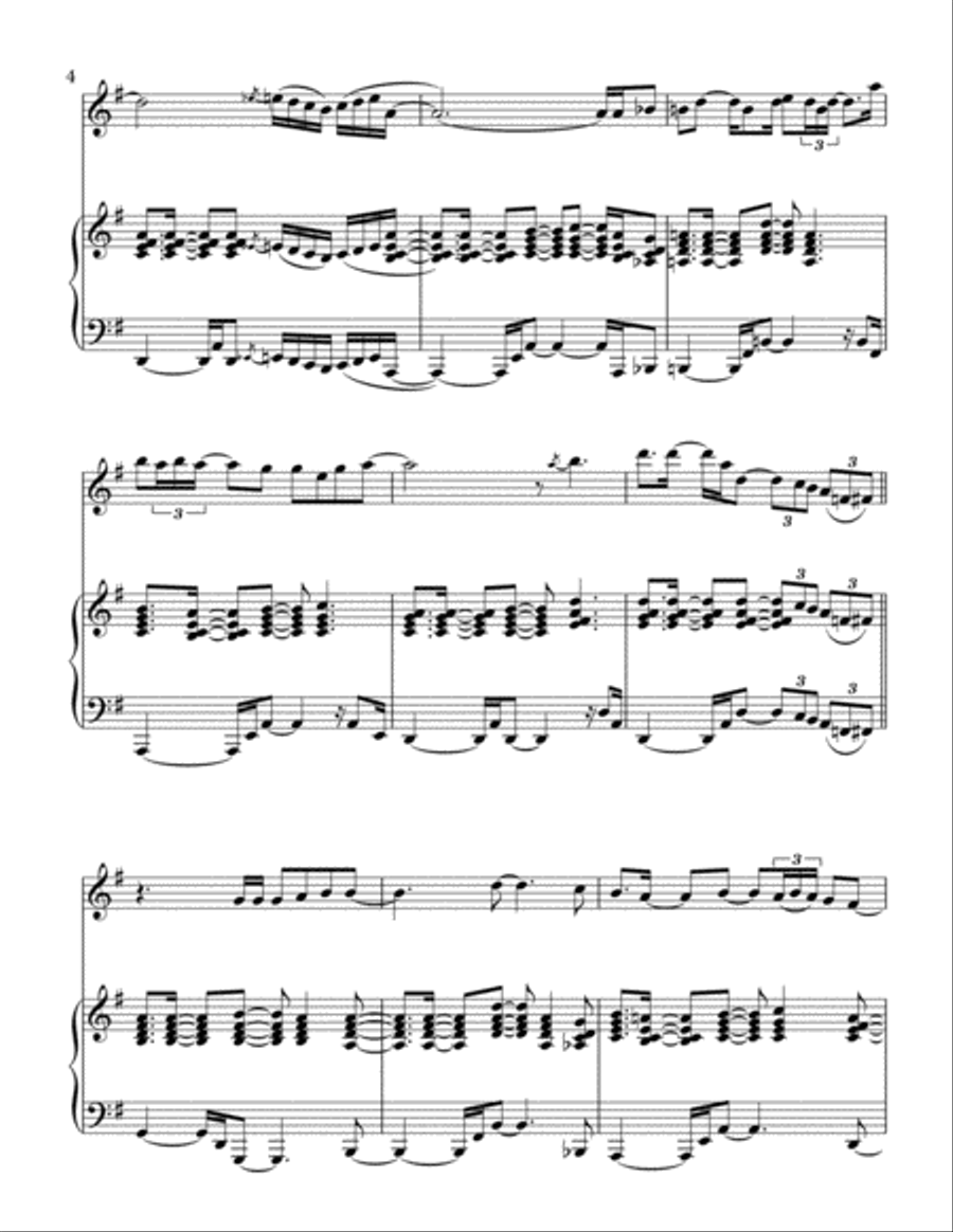 Samba Pa Ti Clarinet Solo scores gallery preview page 5