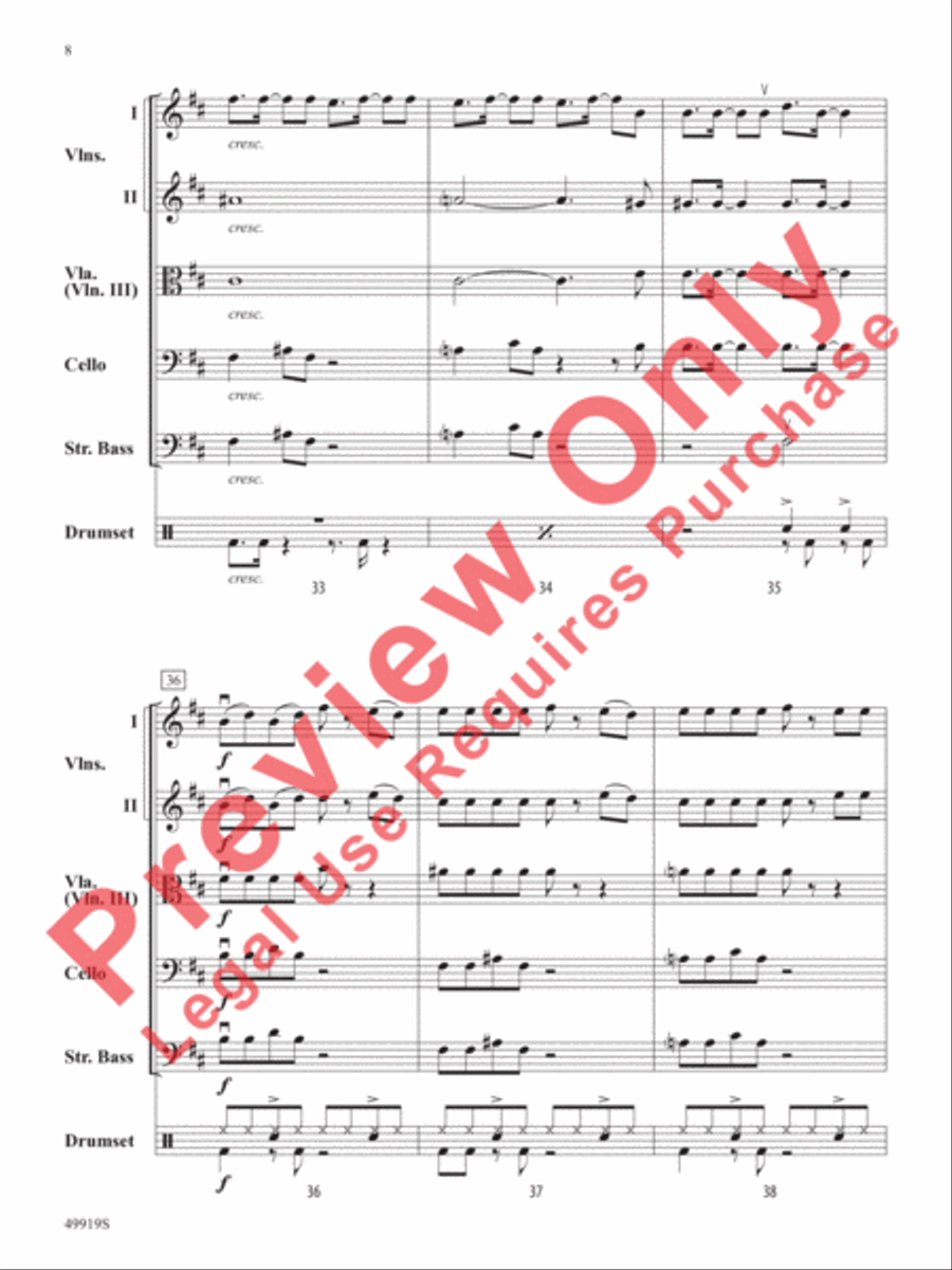 Bones Bones String Orchestra scores gallery preview page 9