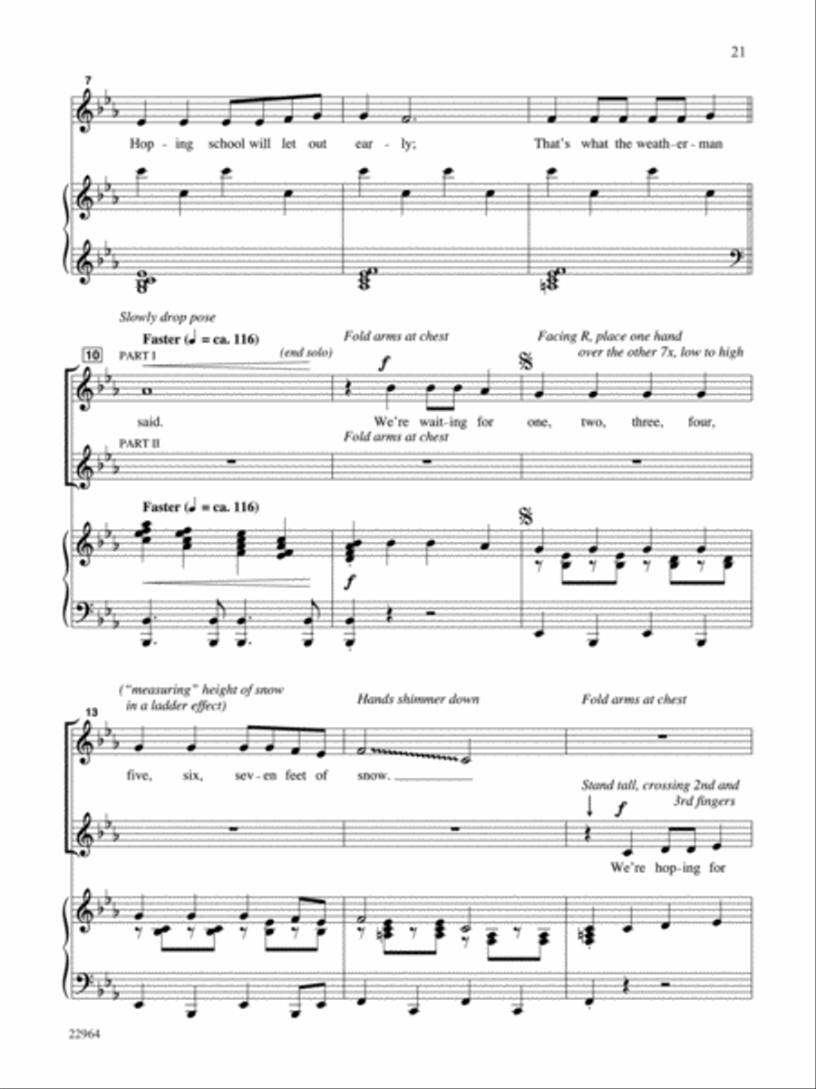 The Big Chill - Teacher's Handbook Unison Choir scores gallery preview page 25