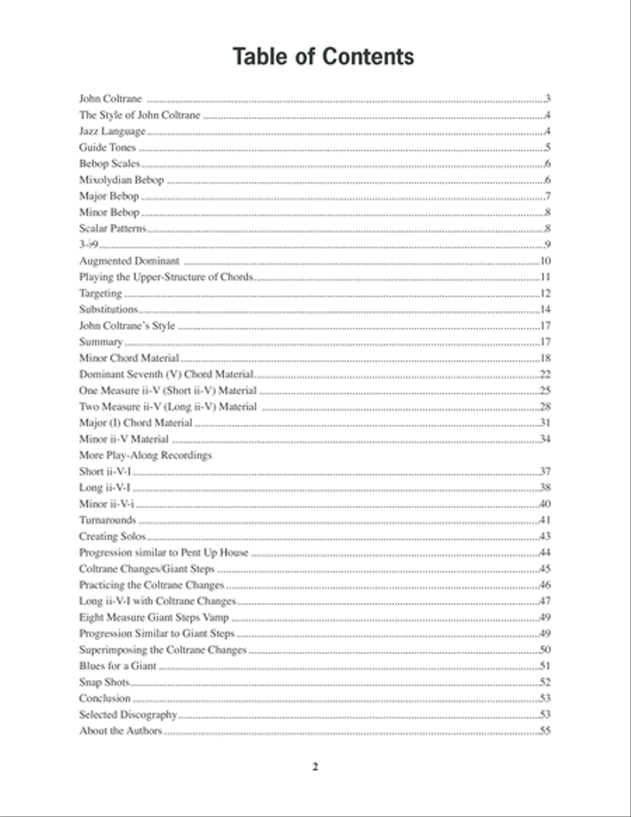 Essential Jazz Lines: Bass Clef in the Style of John Coltrane Double Bass scores gallery preview page 3