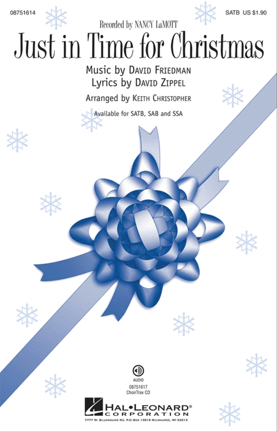 Just in Time for Christmas Choir scores gallery preview page 1