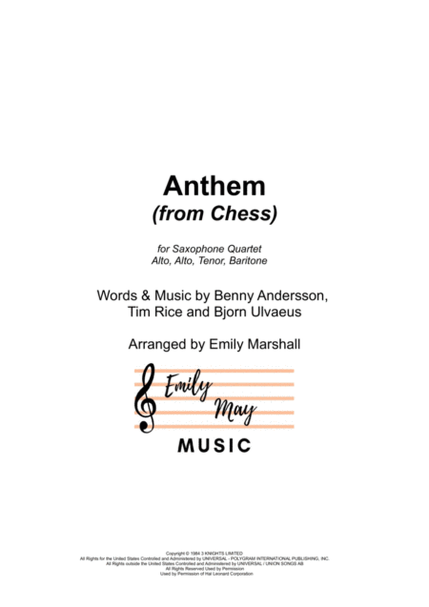 Anthem (from Chess) image number null