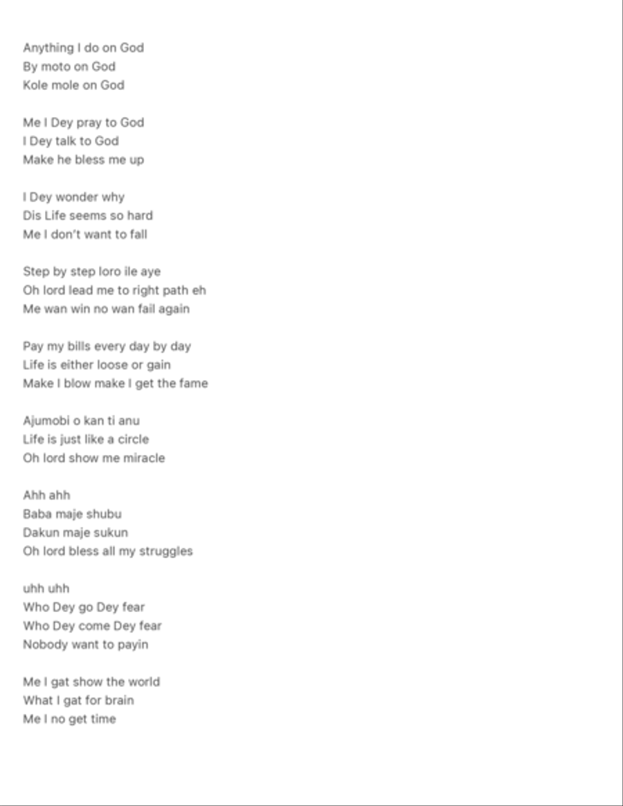On God On God Easy Piano scores gallery preview page 2