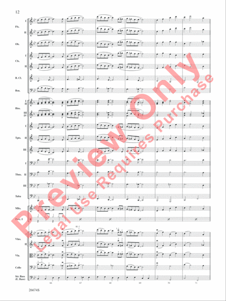 There's Christmas in the Air Full Orchestra scores gallery preview page 13