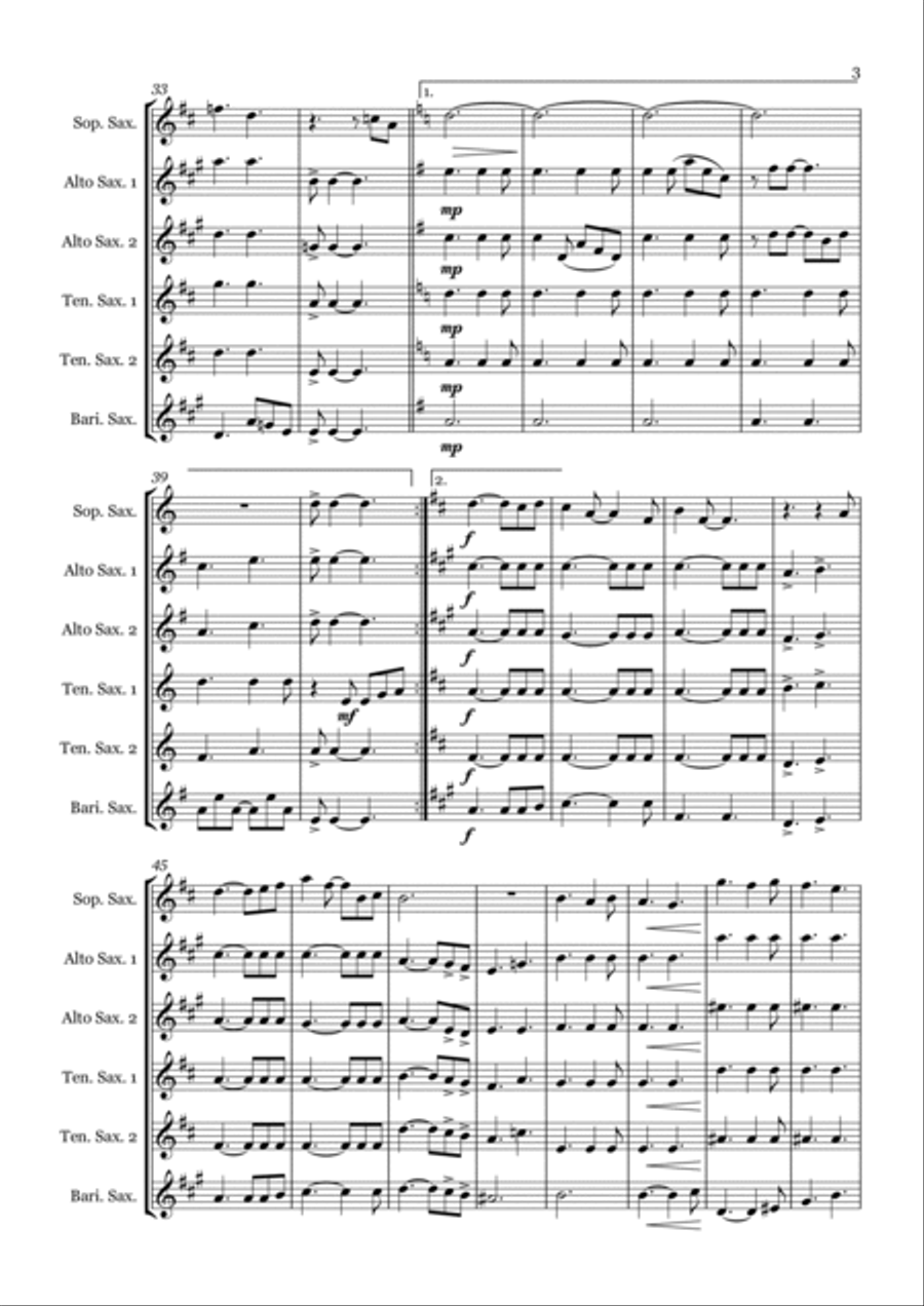 We Are The Champions Woodwind Ensemble scores gallery preview page 3