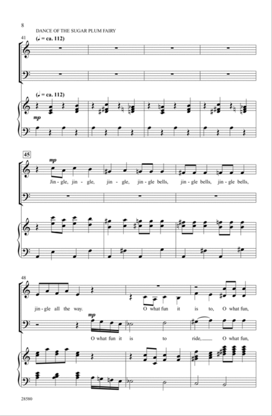Nutcracker Jingles 3-Part scores gallery preview page 6