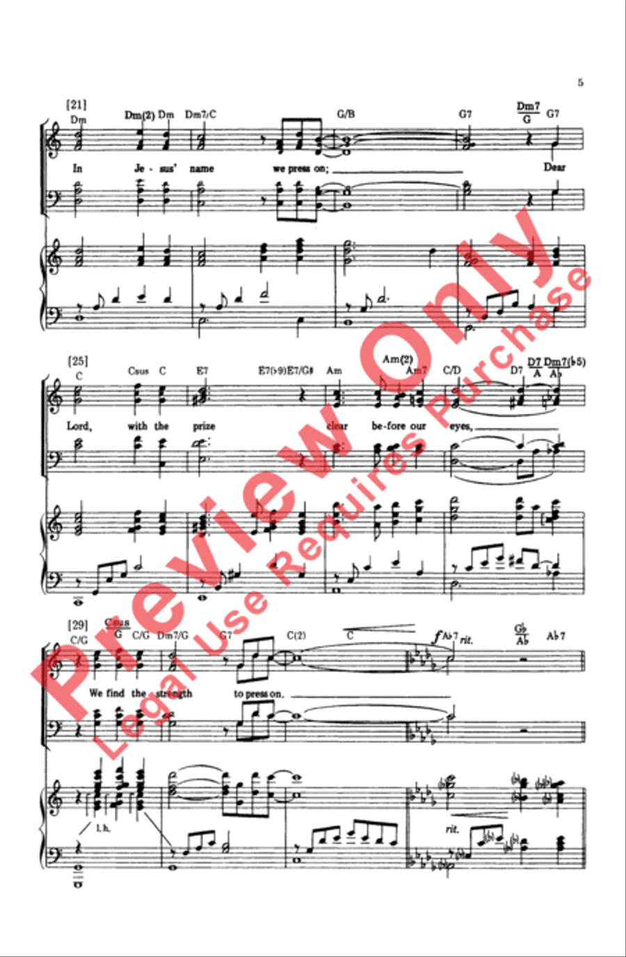 Press On 4-Part scores gallery preview page 4