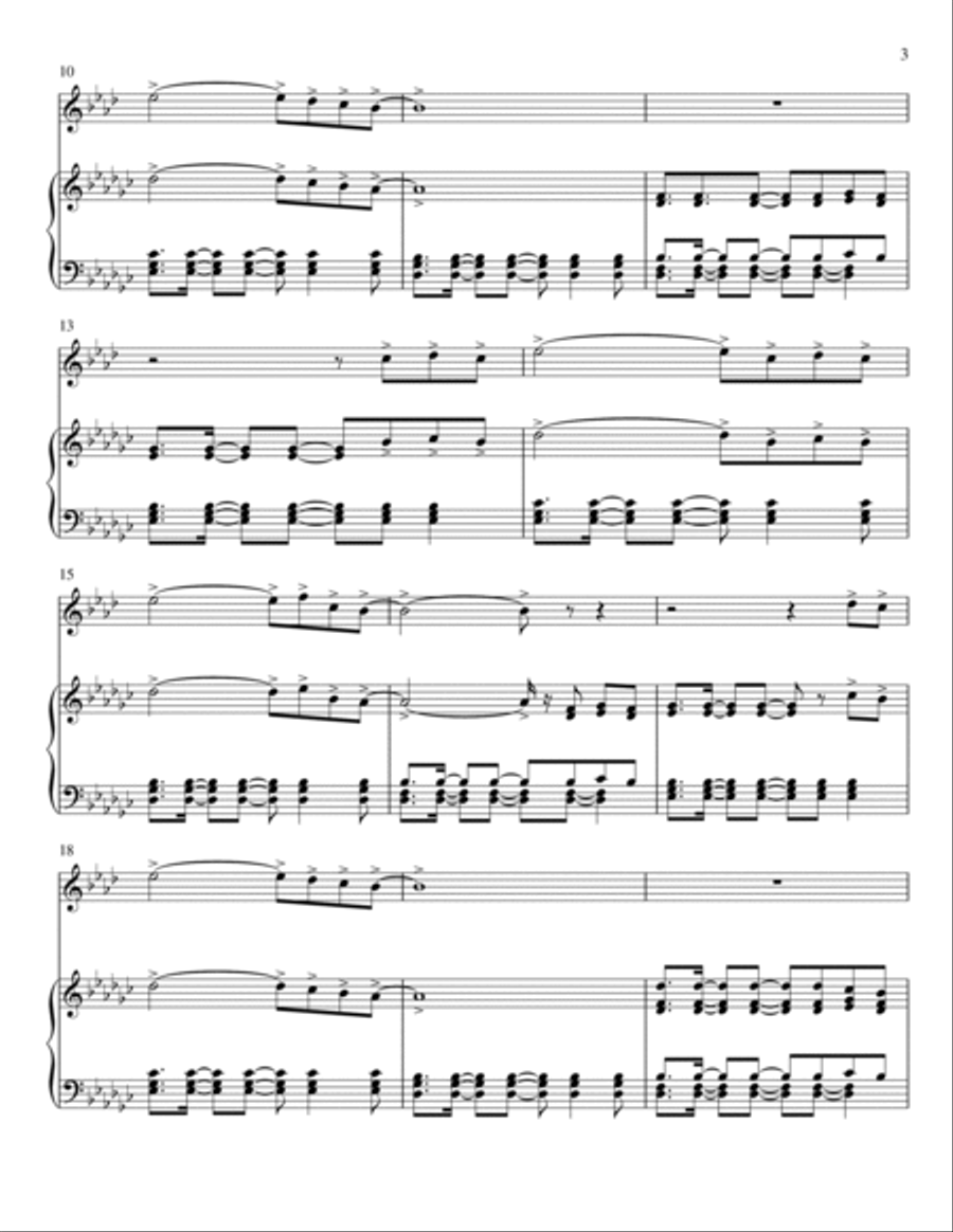 A Sky Full Of Stars Small Ensemble scores gallery preview page 3