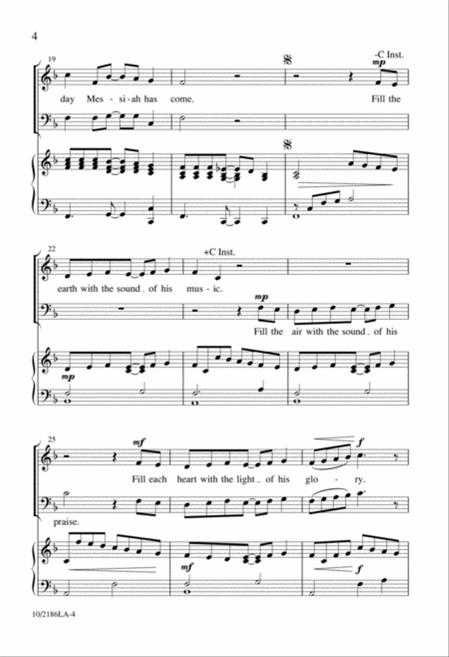 A Christmas Proclamation A Christmas Proclamation 4-Part scores gallery preview page 4