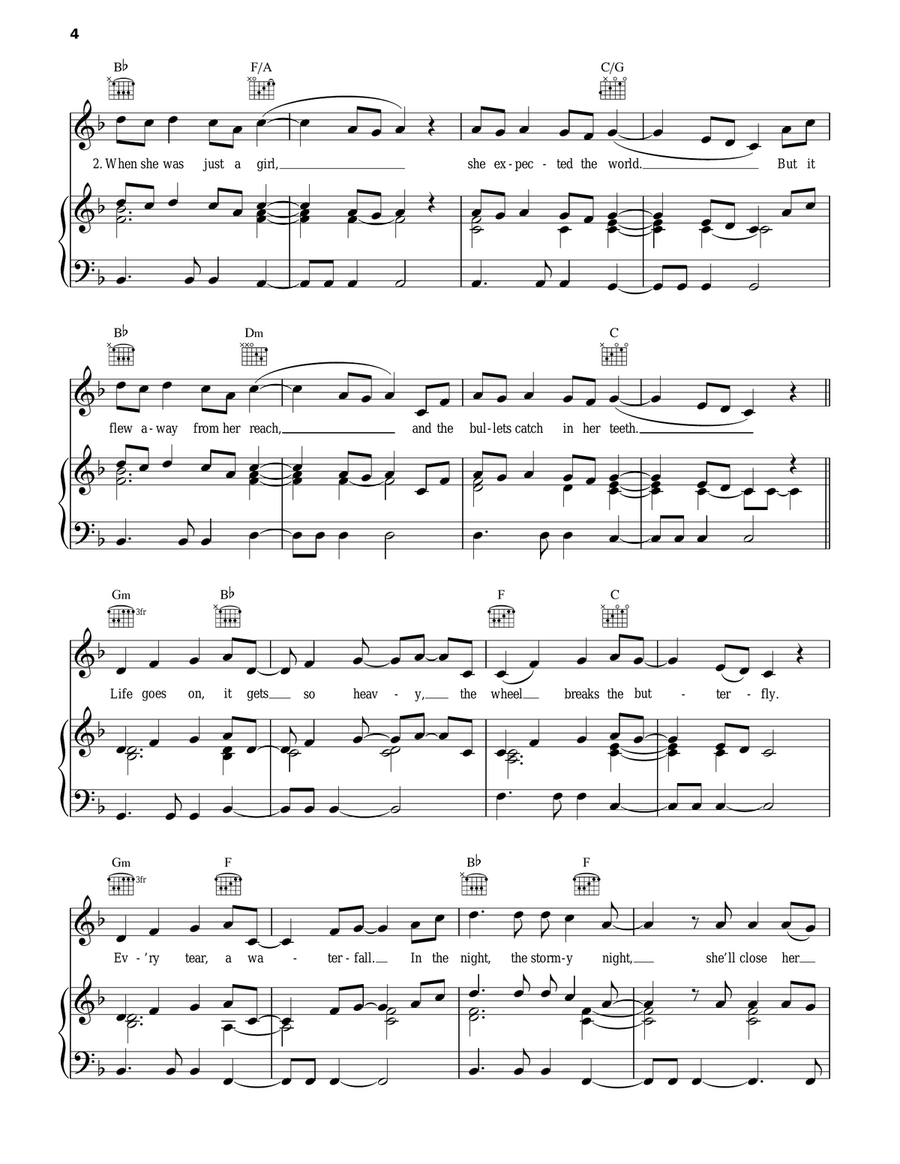 Paradise Acoustic Guitar scores gallery preview page 4