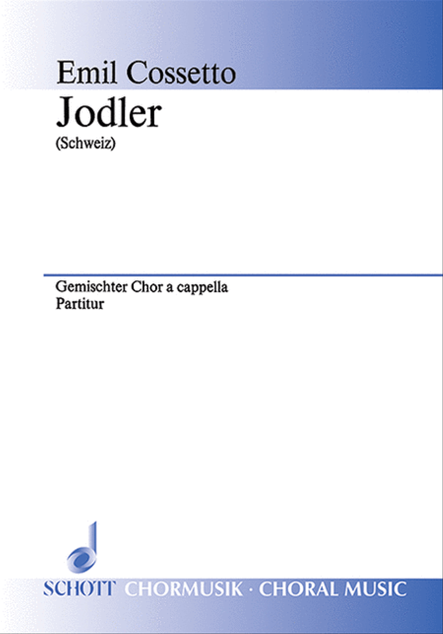 Jodler Satb Jodler Satb 4-Part scores gallery preview page 1