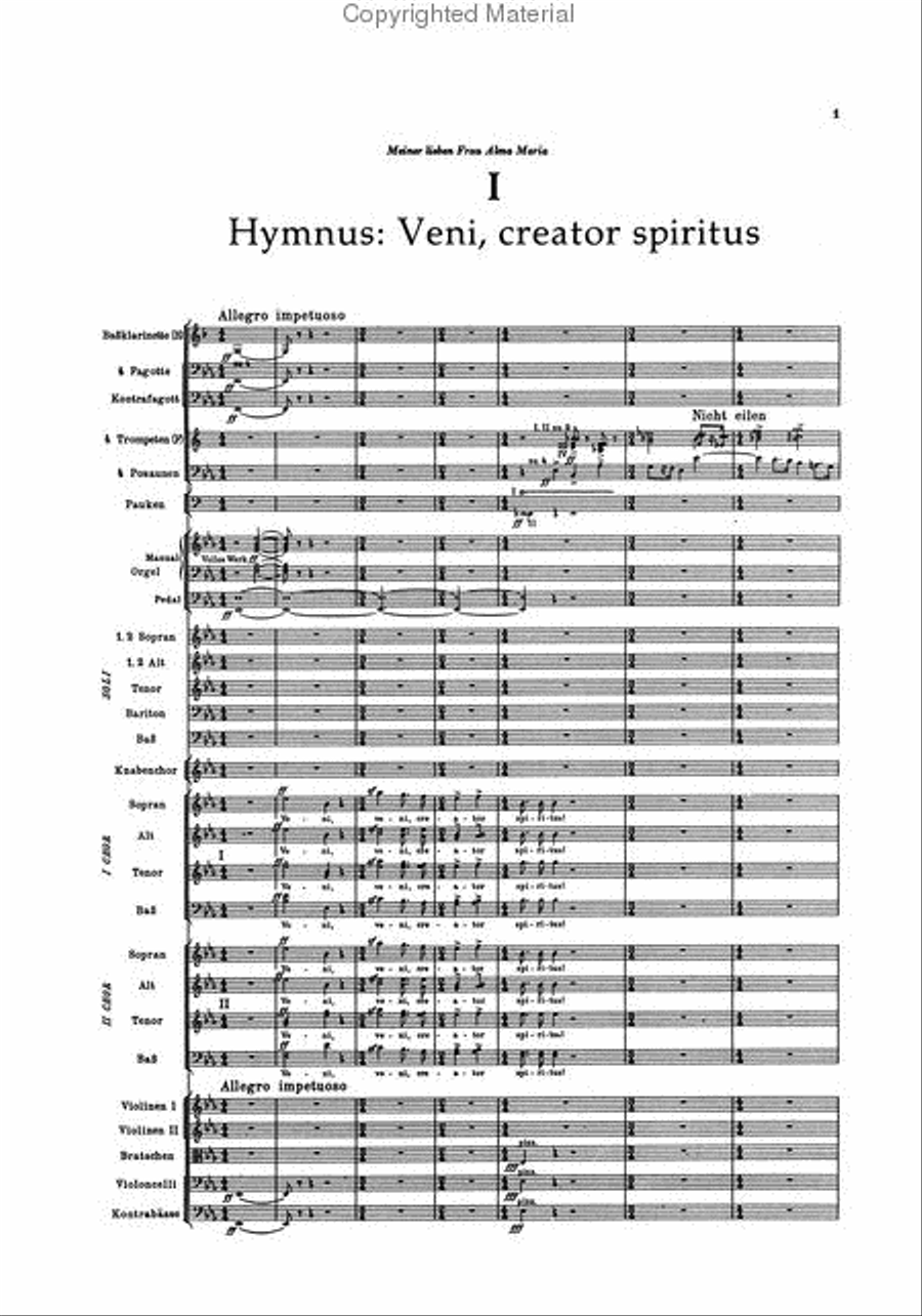 Symphony No. 8 In Full Score Full Orchestra scores gallery preview page 2