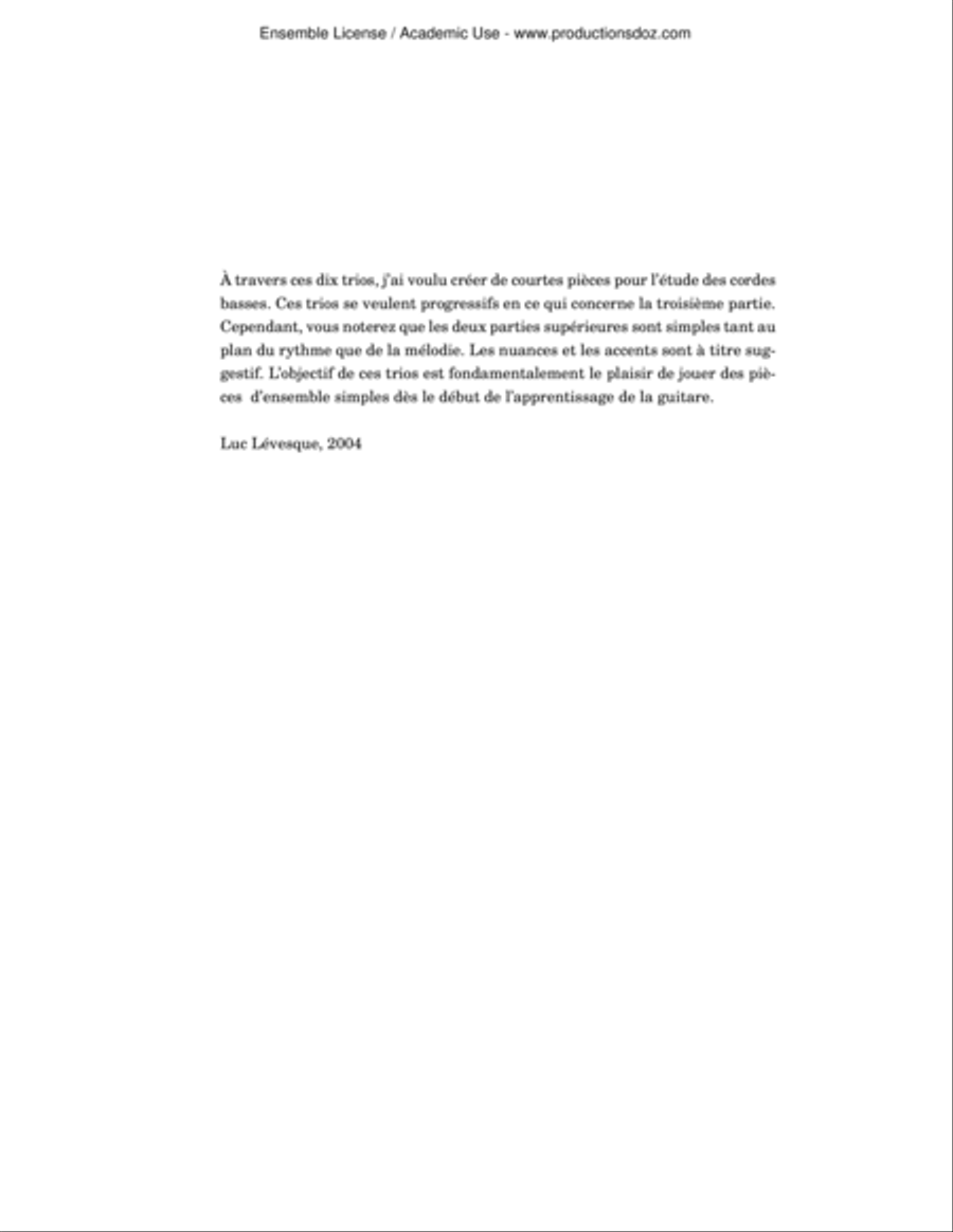 Trios.com Guitar Ensemble scores gallery preview page 2