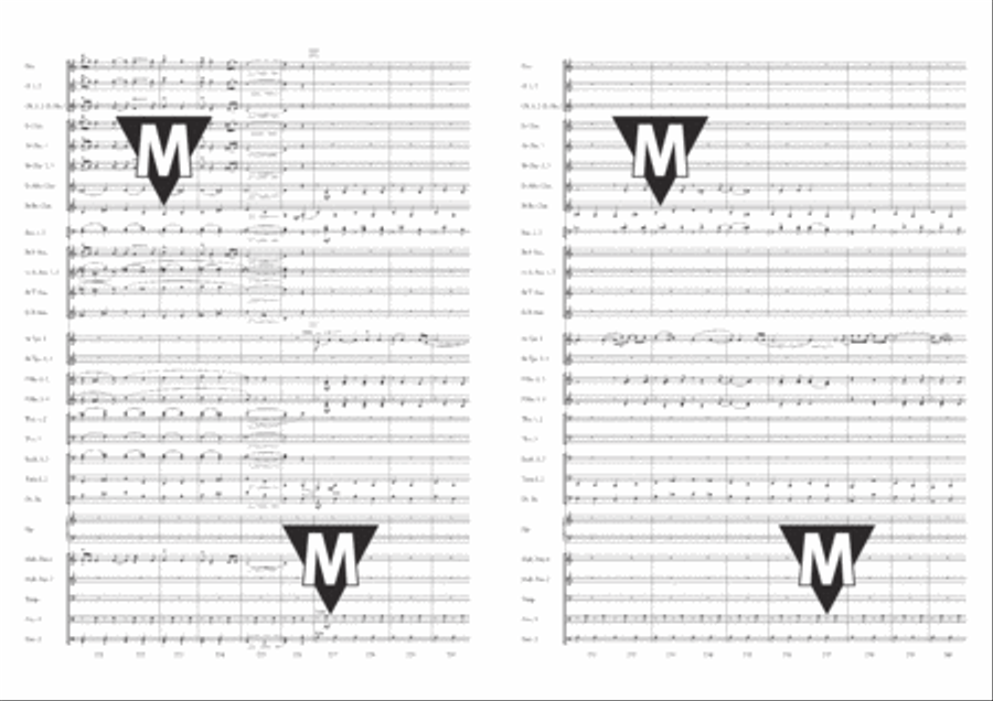 Romanian Dances II - Suite Concert Band scores gallery preview page 28