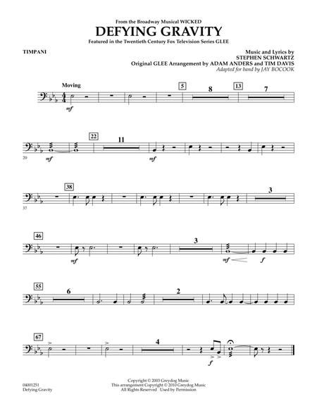 Defying Gravity (from Wicked) - Timpani