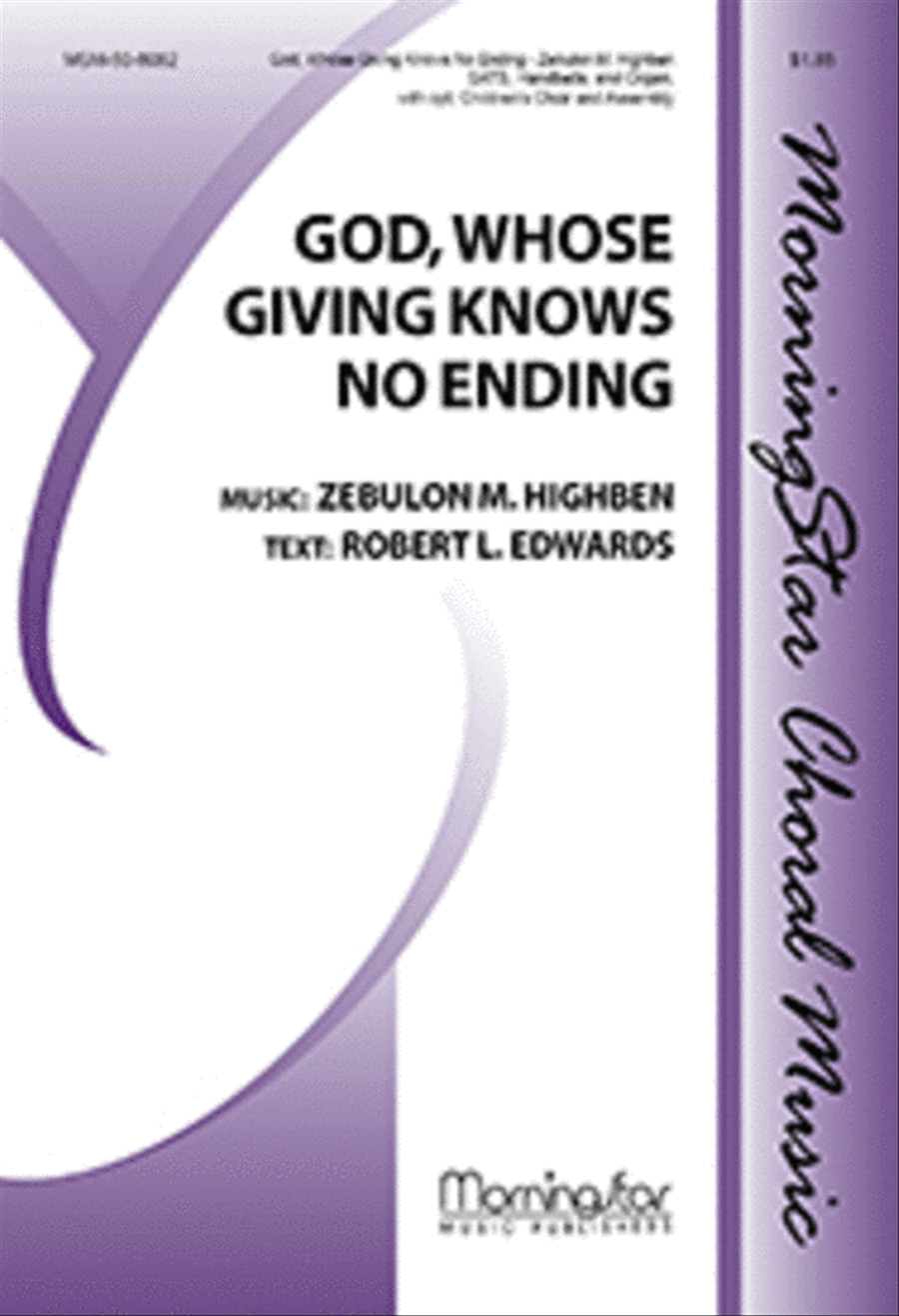 God, Whose Giving Knows No Ending 4-Part scores gallery preview page 1