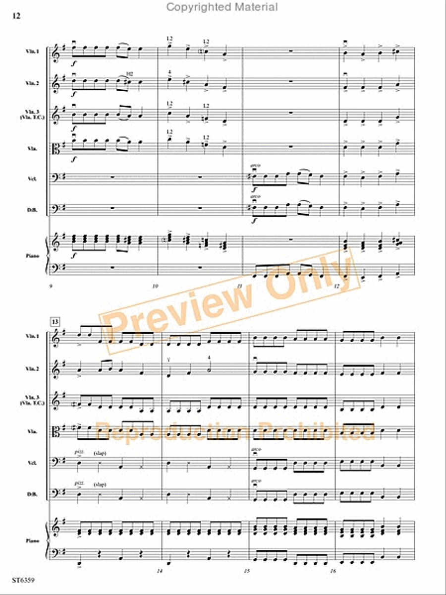 Sweet Petite Winter Suite String Orchestra scores gallery preview page 29