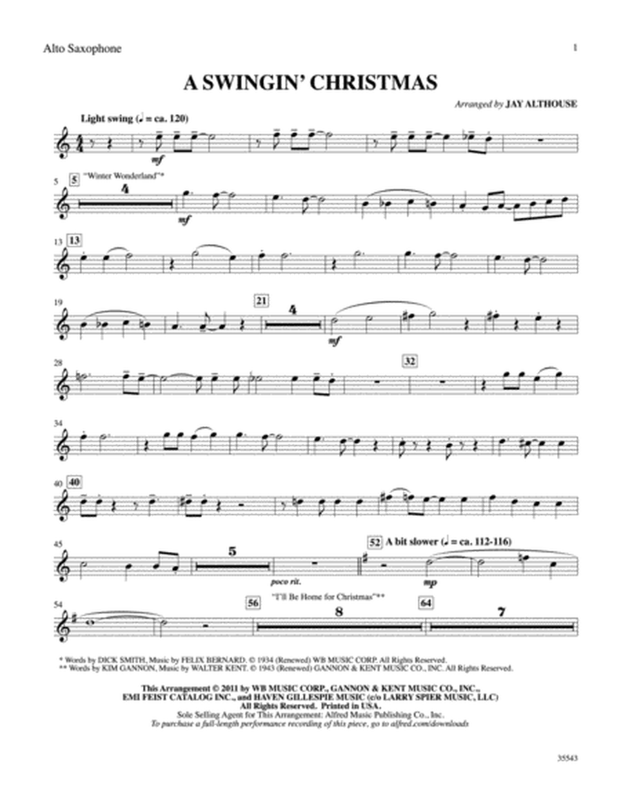 A Swingin' Christmas: E-flat Alto Saxophone