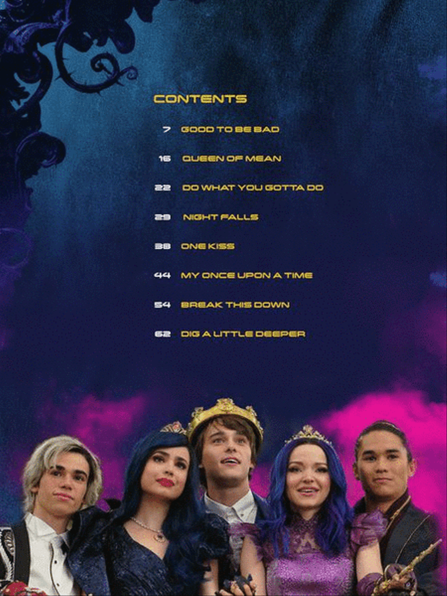 Descendants 3 Piano, Vocal, Guitar scores gallery preview page 4