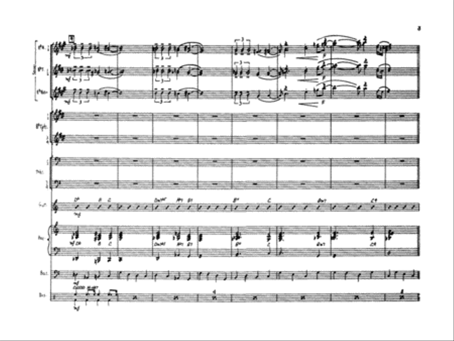 April in Paris: Score Jazz Ensemble scores gallery preview page 3