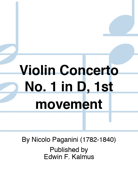 Violin Concerto No. 1 in D, 1st movement