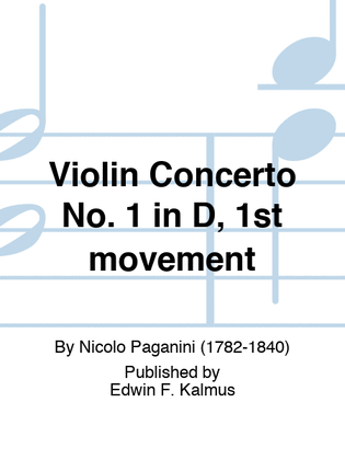 Violin Concerto No. 1 in D, 1st movement