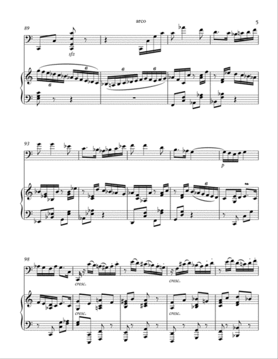 Klezmer Fantasia #1 for Cello and Piano: 