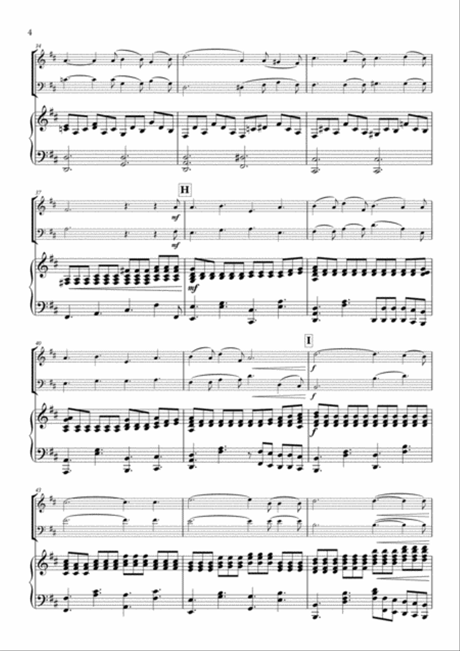 O Holy Night for Piano trio Piano Trio scores gallery preview page 5