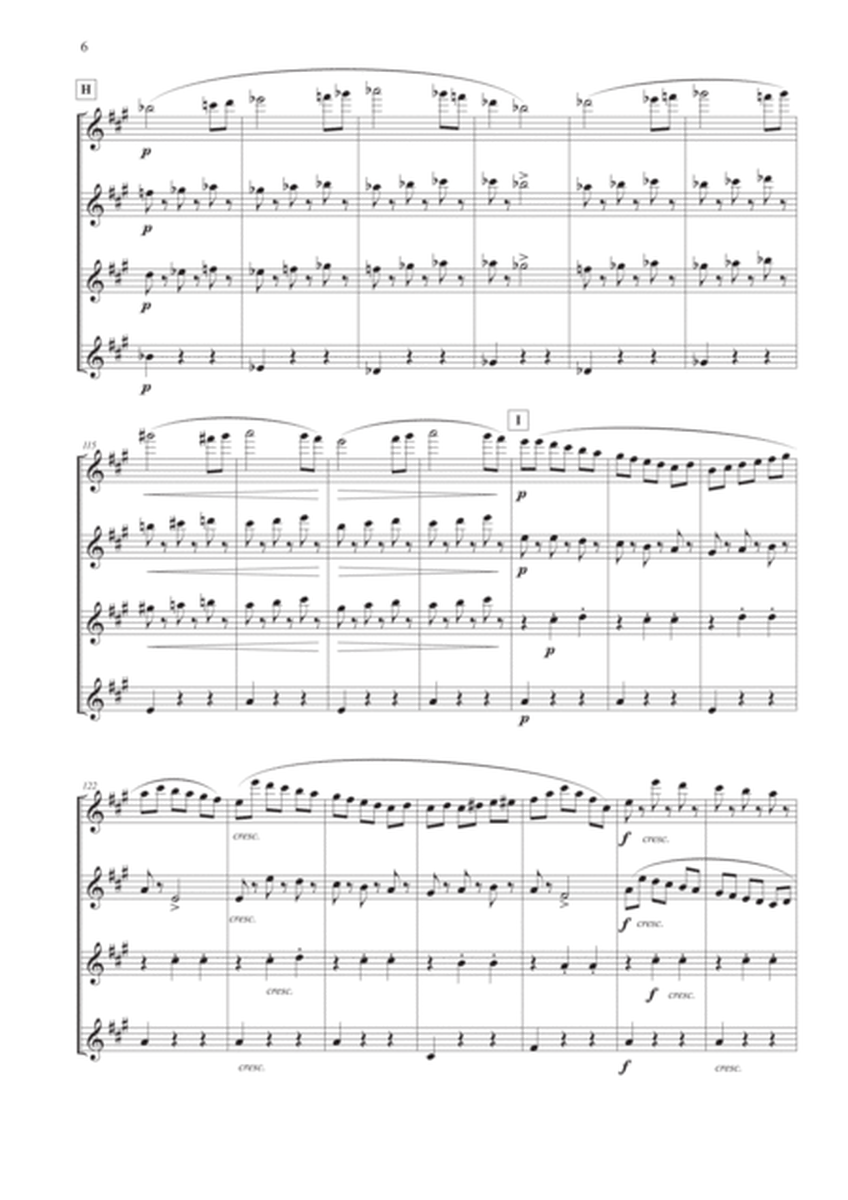 Slavonic Dance Op. 46, No. 1 for Flute Quartet image number null