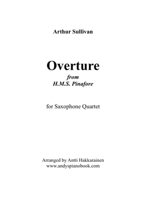Book cover for Overture from H.M.S. Pinafore - Saxophone Quartet