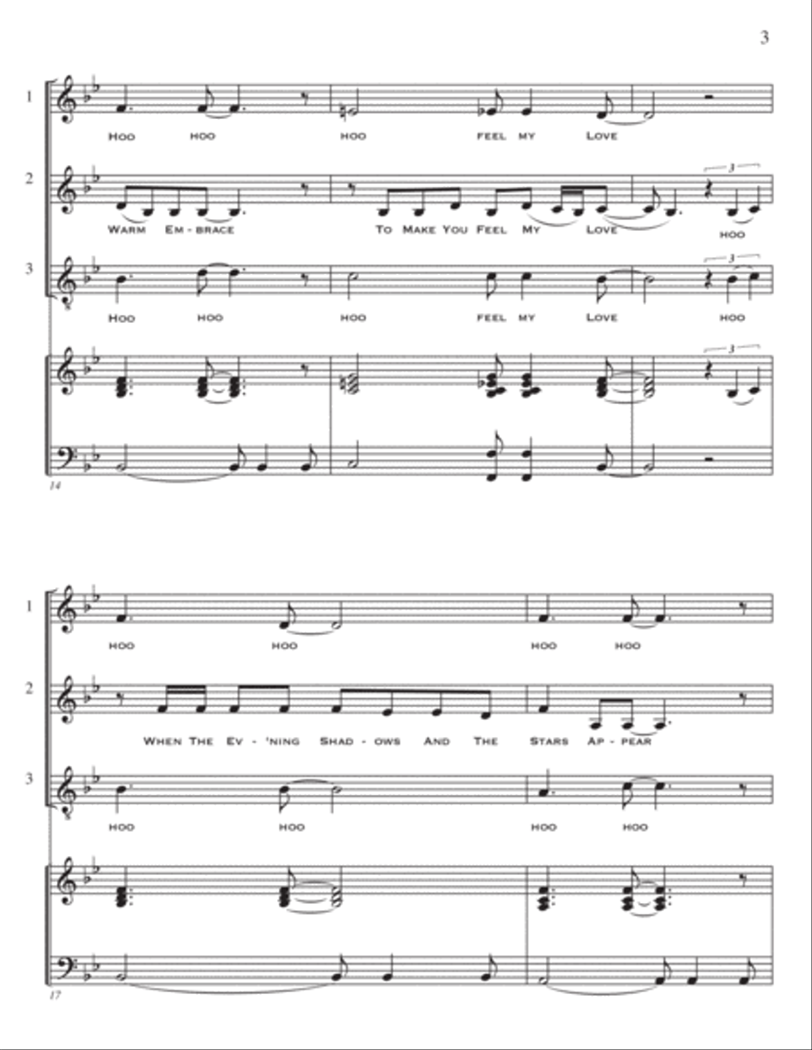 To Make You Feel My Love To Make You Feel My Love 3-Part scores gallery preview page 4